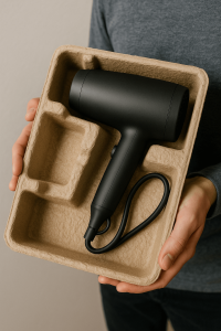 Moulded-pulp-packaging-hairdryer